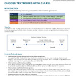 Choose Textbooks with C.A.R.E.