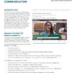 Faculty to Class Communication